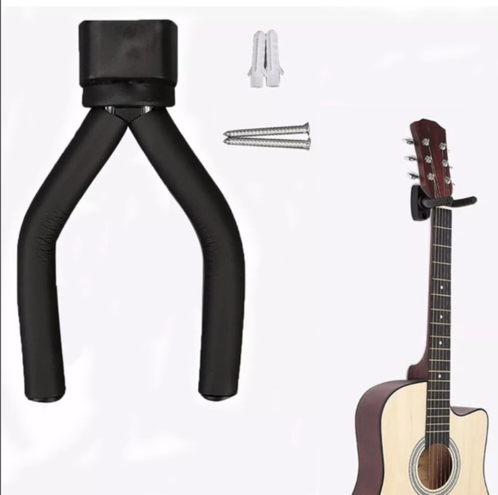NIP- Guitar Hanger Hook Holder Wall Mount BRAND NEW Base Mount Ukulele Keeper